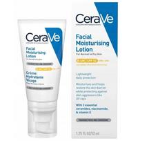 Veido kremas CERAVE su SPF 50, normaliai ir sausai odai, 52 ml