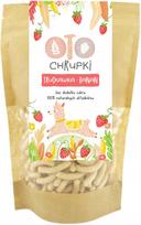Speltos traškučiai OTOLANDIA su braškėmis ir bananais, be cukraus, 25 g