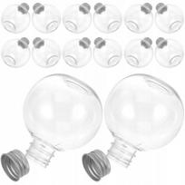 Skaidrūs plastikiniai buteliukai, 150 ml, 25 vnt., dekoravimui