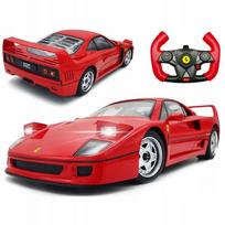 Radijo bangomis valdomas automobilis Ferrari F40 su atlenkiamomis šviesomis