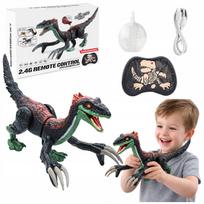 Nuotoliniu būdu valdomas dinozauras Therizinosaurus su rūko, šviesos ir garso efektais