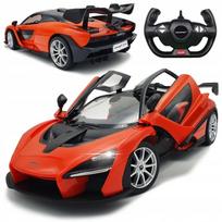 Nuotoliniu būdu valdoma mašinėlė McLaren Senna su LED žibintais ir guminių ratų padangomis