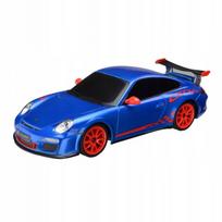 Nuotoliniu būdu valdoma Porsche 911 GT3 mašinėlė, 1:18, mėlyna/raudona, 2.4 GHz