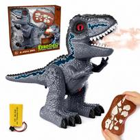 Didelis nuotoliniu valdomas dinozauras T-Rex su garsais ir šviesomis
