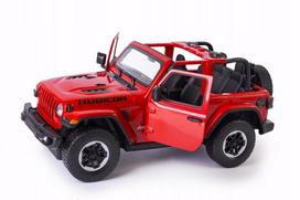 Radijo bangomis valdomas automobilis Rastar Jeep Wrangler Rubicon 1:14, raudonas