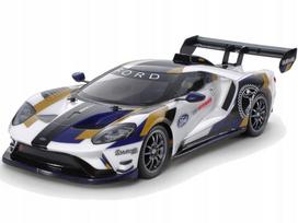 Radijo bangomis valdoma Ford GT MK II modelio mašina 1/10, Tamiya 58689, TT-02