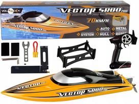 Nuotoliniu būdu valdoma motorinė valtis Lean Toys SR 80 PRO, 74 km/h, 910x240 mm, bešepetėlinis variklis, ARTR