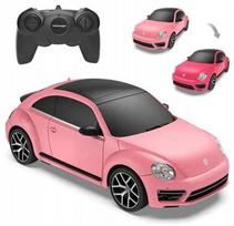 Nuotoliniu būdu valdoma mašina RASTAR Volkswagen Beetle, rožinė