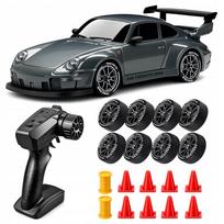RC drift automobilis 1:24 su nuotolinio valdymo pultu, 2.4G, 20 km/h, LED