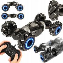 Nuotolinio valdymo RC kaskadinis automobilis 4x4 su LED, 360° drifto funkcija