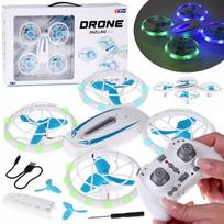 Dronas su LED apšvietimu ir nuotolinio valdymo pultu RC0737