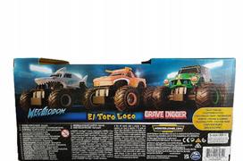 Nuotoliniu būdu valdoma mašinėlė MONSTER JAM Grave Digger 1:24, Spin Master