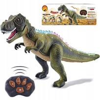 Nuotoliniu būdu valdomas dinozauras REX su garsais, šviesomis ir kovos režimu, 4 kanalai