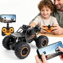Nuotoliniu būdu valdomas visureigis RC džipas 4x4 su WiFi kamera