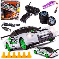 Nuotolinio valdymo drifto automobilis NISSAN GTR 4x4, 2,4 GHz