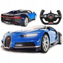 Radijo bangomis valdomas automobilis Rastar Bugatti Chiron su LED žibintais