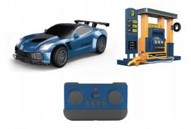 RC dūmų automobilis su degaline, valdomas nuotoliniu pultu, 22 cm