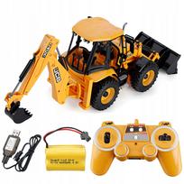 RC ekskavatorius JCB su nuotolinio valdymo pultu