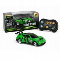 Nuotoliniu būdu valdomas mini sportinis automobilis 1:64, žalias, metalinis