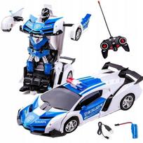 Nuotoliniu būdu valdoma policijos mašina–robotas 2in1