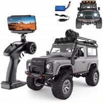 Nuotoliniu būdu valdoma visureigė RC mašina su FPV kamera, 4x4 Jeep