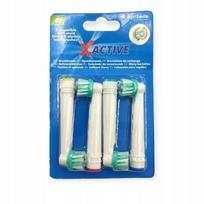 Elektriniai dantų šepetėlio antgaliai XACTIVE, tinka Oral-B, 4 vnt.