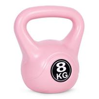 Kettlebell virdulys 8 kg mankštai hantelis kamuolys kettlebell apkrova fitness pink ModernHome
