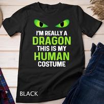 Dragon Costume for Adult Men Women Kids Boys Girls Unisex T-shirt XL green