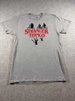 Stranger Things T-Shirt, The Upside Down Shirt Stranger Things Tee Horror Size S S gray