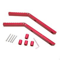 Rear Grab Bars 2007-2018 Aluminum Alloy Replacement , Direct raudona