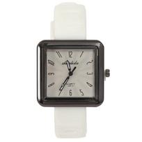 Dopamine Digital Ladies Watch Square Silicone Strap Quartz Watch Female College Style Leisure Student Watch gray
