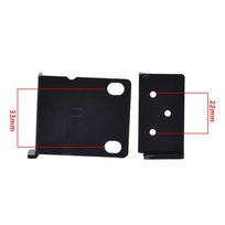 Metalinės lentynos auselės Varžtai Lentynos tvirtinimo laikiklio rinkinys Hikvision 1U/1.5U/2U NVR tinklo vaizdo įrašymo įrenginio kameros montavimui black
