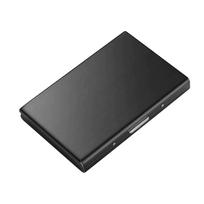 Slim Aluminum Card Holder Wallet RFID Blocking Credit Card Case with Pop-Up Feature, Holds Up to 6 Cards, Blue One Size juoda