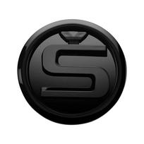 2026 Hot For SKODA Badge For Skoda Hood Sticker 110mm Black S Logo Emblem For SKODA ENYAQ SUPERB OCTAVIA KAMIQ KODIAQ FABIA SCAL gray