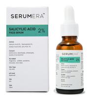Serumera 2% Salicylic Acid Anti Acne Face Serum | For Active Acne, Blackheads, Whiteheads, Excess Oil Production | Oily Skin Type | 30 ml blue