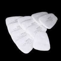 5N11 medvilnės filtrų rinkinys, keičiamas, skirtas 6200/7502/6800 kaukės cheminiam respiratoriui white