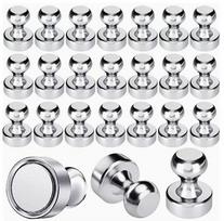 Magnetic Push Pins, Strong Clips for and Whiteboard, 10 Pack One Size gray