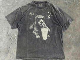 Irish Wolfhound Iced Coffee T-Shirt - Vintage Wolfhound Mom Dad Gift Tee - Irish Wolfhound Owner T - Wolfhound Lover - Dog Mom Chill Summer 3XL gray