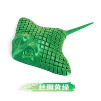 14CM 3D Printed Manta Ray Q-Version Flexible Toy Cute Marine Creature Creative Style Adult Stress Relief Desktop Decoration 14cm black