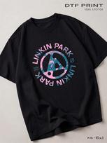 Black T-shirt Linkin Park, Rock Back in 2XL gray