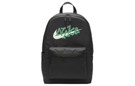 Nike Heritage Fabric Backpack Regular Unisex Black & Stadium Green ONESIZE black