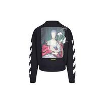 Off-White Diag Mariana De Silva Over Crewneck Black Men Tops Black Multicolor OMBA035E19E300051088 XS gray