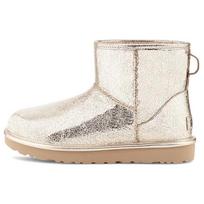 UGG Classic Mini Sheepskin Warm Waterproof Durable Non-Slip Comfort Short Snow Boots Women boots Light-Gold 1125234-SGD 37 white