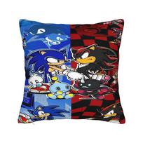 Sonices the H-Hedgehogs Pillow Cover  Design Cushion Cover Fashion Pillow Case For Living Room Sofa 12x12Inch blue