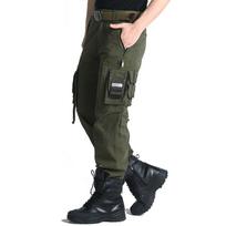 Armijos kelnės Vyriškos JAV apsaugos SWAT kovinės taktinės krovininės kelnės Laisvalaikio medvilninės karinės kelnės su daug kišenių 28 armijos žalia spalva