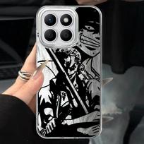 Soft Shell Phone Case for Honor 200 400 Lite X9a X8b X9c X8a 200 Pro X8c X9b X7b Anime Ones Pieces HONOR 400 Lite gray