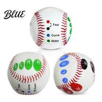 Baseball Pitching Grip Trainer Baseball Practice with Finger Placement Multiple Placement Guide Training Ball Equipment for Beginners Correction white