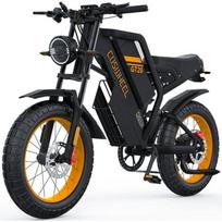 Elektrinis dviratis COSWHEEL GT20 3000W, nuimama 48V 25AH baterija, 140 km nuotolis, plačios padangos, hidrauliniai stabdžiai.