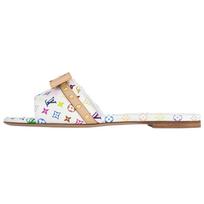 LOUIS VUITTON x Takashi Murakami 6AM Šlepetės Moteriškos Baltos 1AGZUU 38 balta