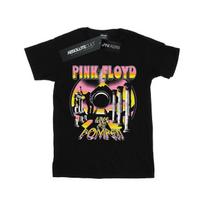 Pink Floyd Womens/Ladies Live At Pompeii Volcano Cotton Boyfriend T-Shirt L juoda